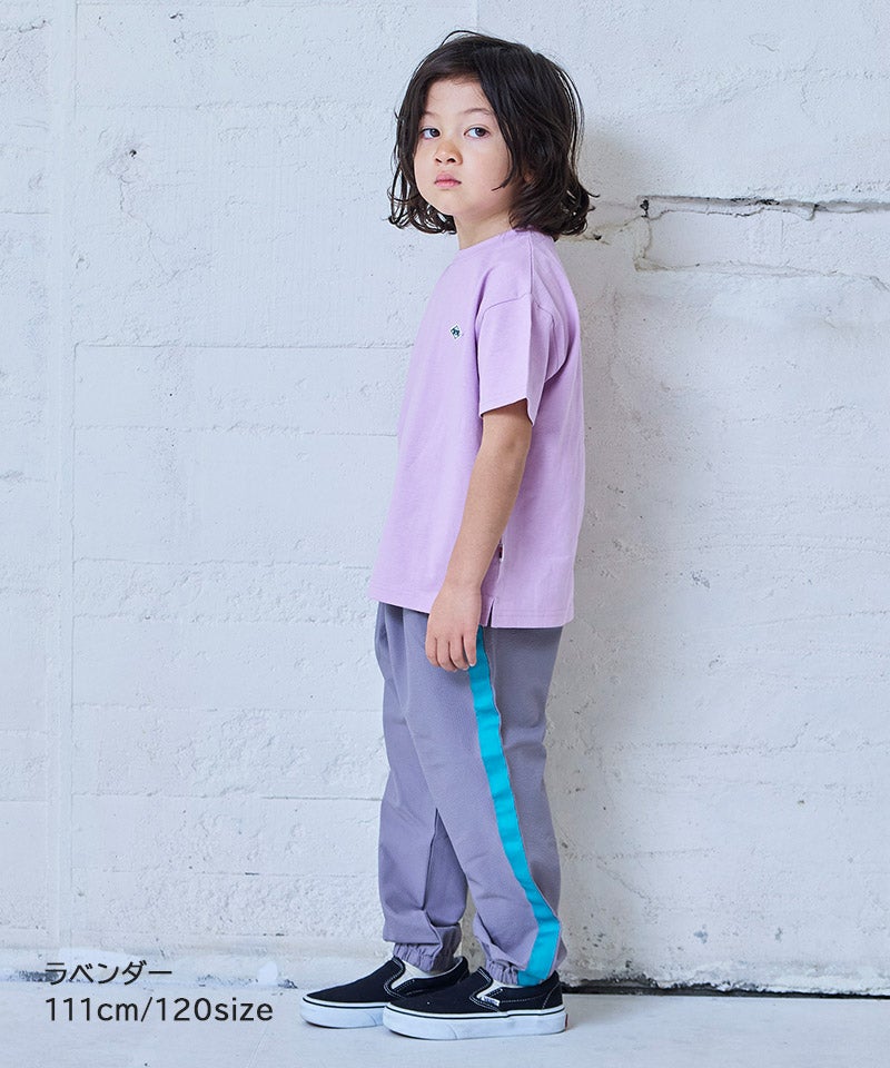 COTTON from U.S.A】マイニチワッペン無地Tee ｜ トップス ｜ 子供服の