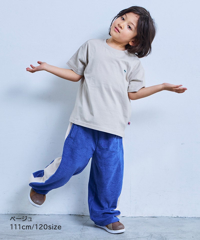 COTTON from U.S.A】マイニチワッペン無地Tee ｜ トップス ｜ 子供服の