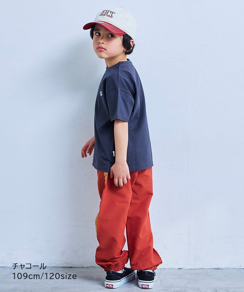 COTTON from U.S.A】マイニチワッペン無地Tee ｜ トップス ｜ 子供服の