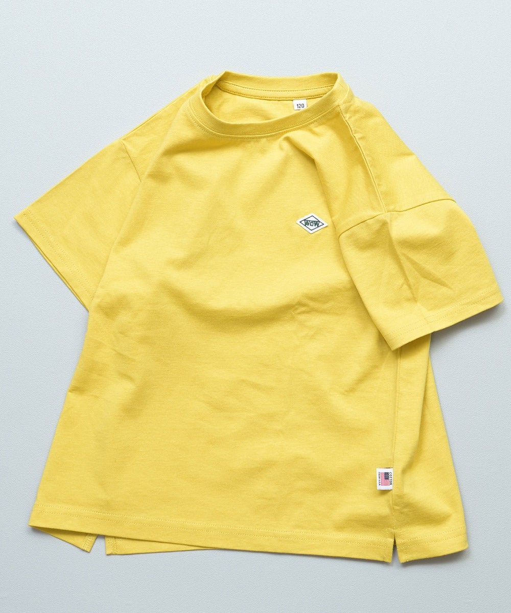 COTTON from U.S.A】マイニチワッペン無地Tシャツ ｜ トップス ｜ 子供