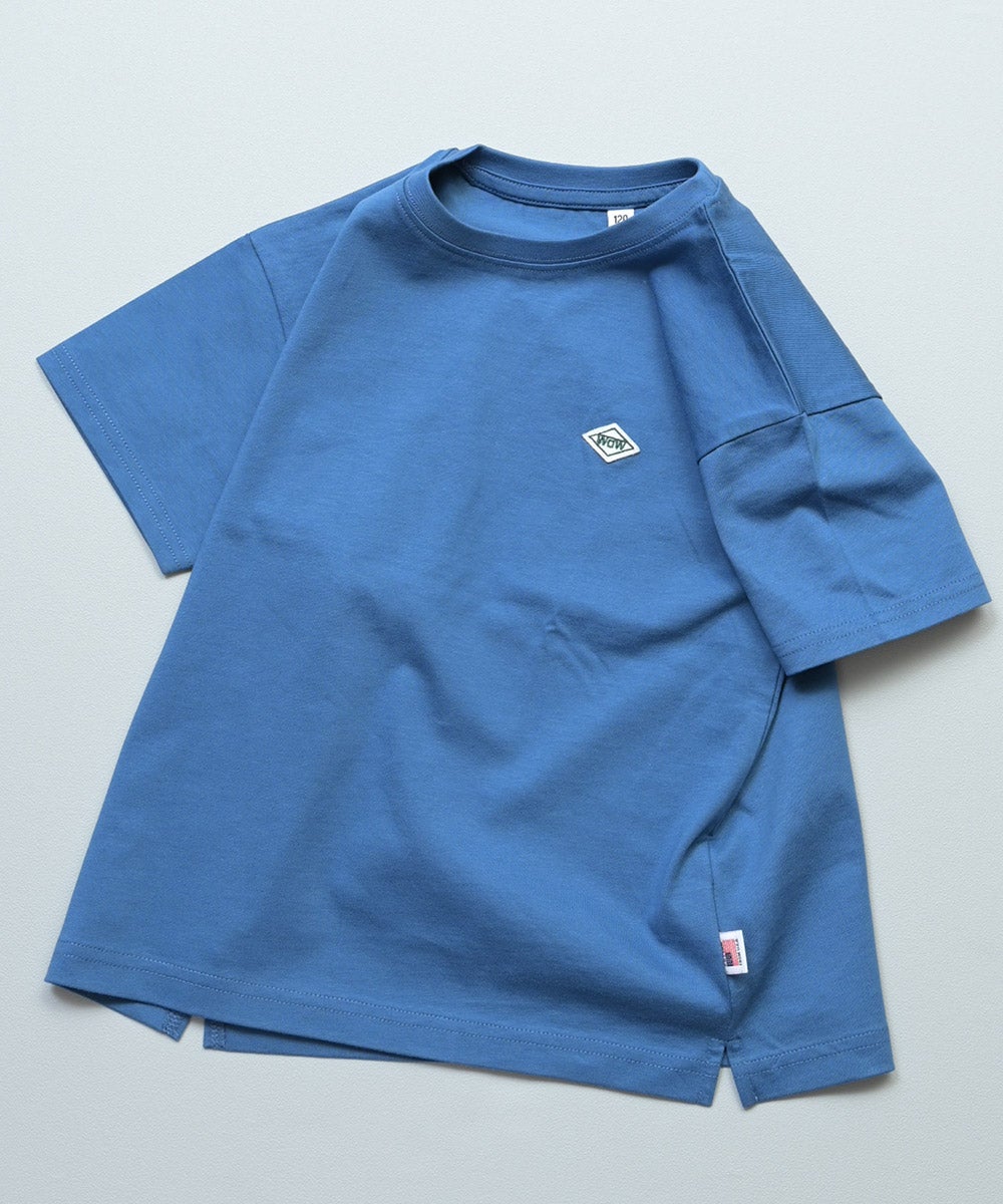 COTTON from U.S.A】マイニチワッペン無地Tee ｜ トップス ｜ 子供服の