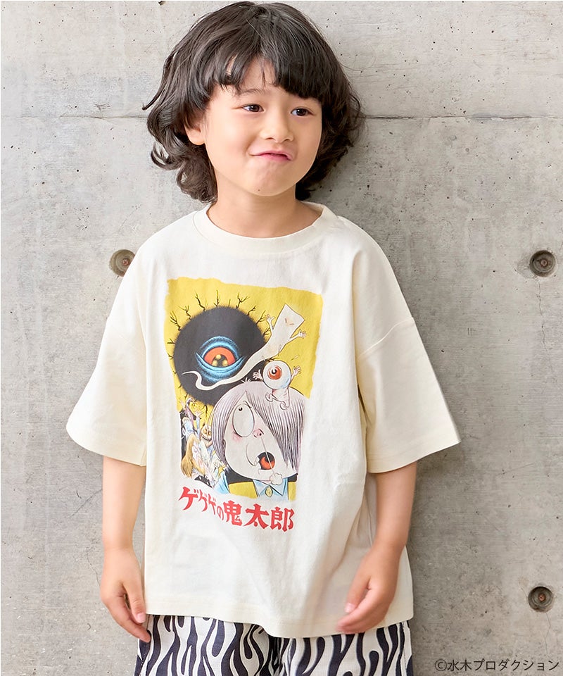 別注】【親子お揃い】ゲゲゲの鬼太郎 プリントTシャツ ｜ トップス