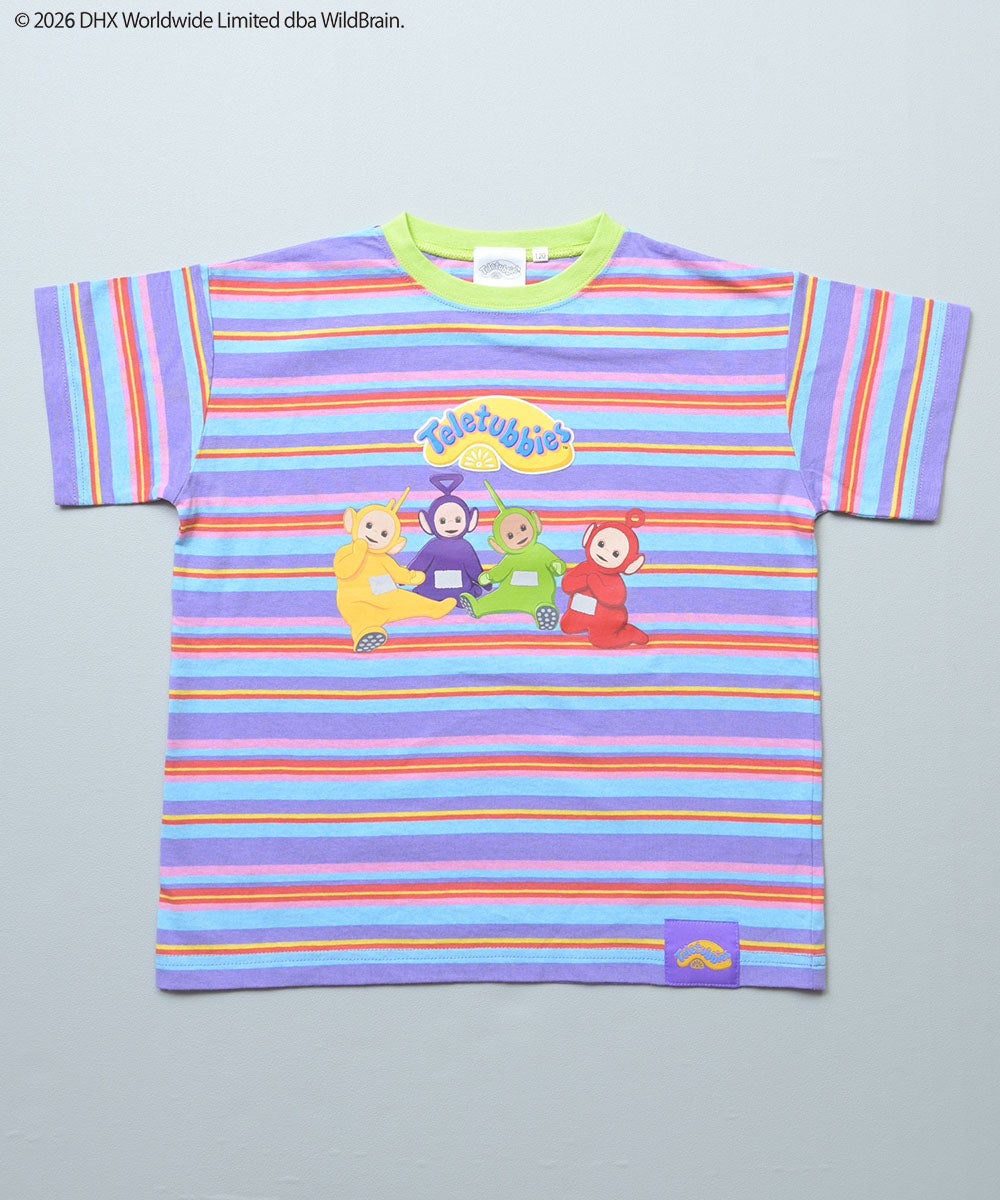 別注】【親子お揃い】Teletubbies マルチボーダーTシャツ ｜ トップス