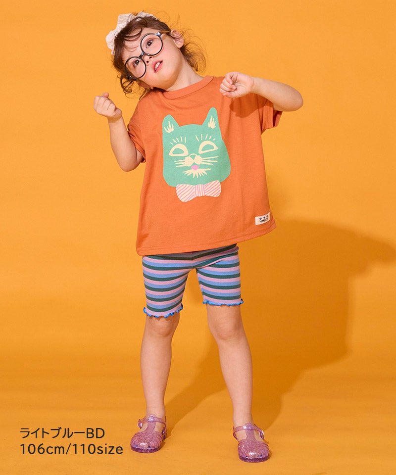 先染めボーダーバイカーパンツ ｜ ボトムス ｜ 子供服のセレクト