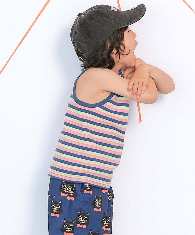 親子お揃い】先染めボーダータンクトップ ｜ トップス ｜ 子供服の