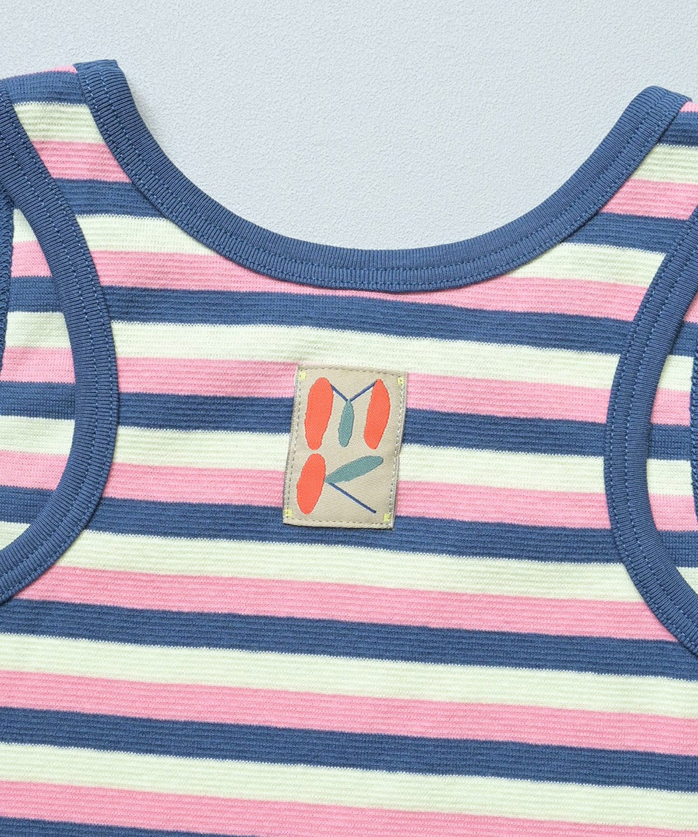 親子お揃い】先染めボーダータンクトップ ｜ トップス ｜ 子供服の