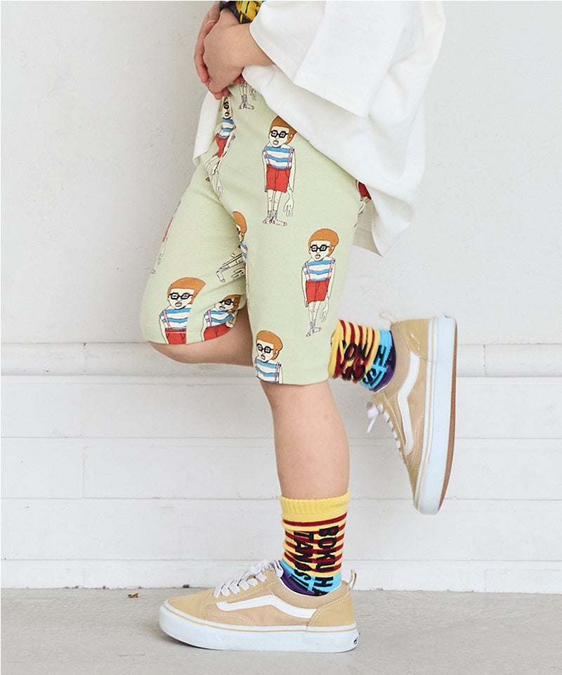 総柄バイカーパンツ ｜ ボトムス ｜ 子供服のセレクトショップ