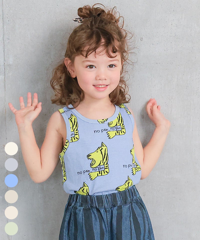 総柄タンクトップ ｜ トップス ｜ 子供服のセレクトショップ MARKEY'S
