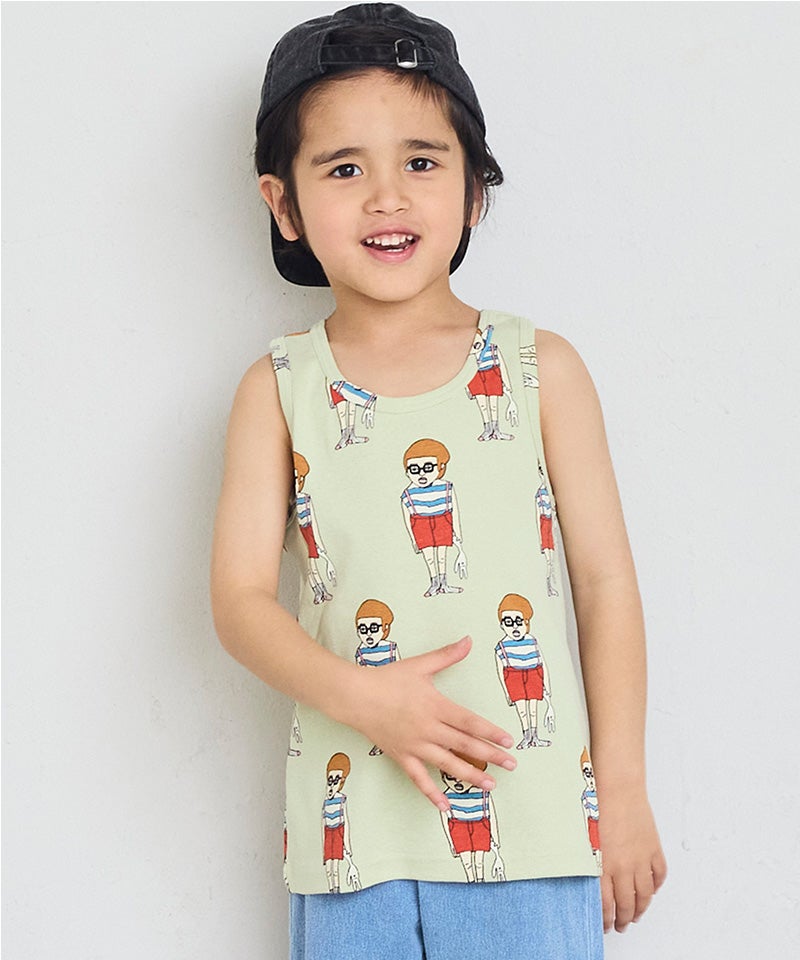 総柄タンクトップ ｜ トップス ｜ 子供服のセレクトショップ MARKEY'S