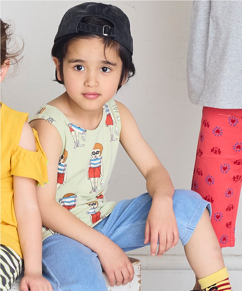総柄タンクトップ | トップス | 子供服のセレクトショップ MARKEY'S 総柄タンクトップ | トップス | 子供服のセレクトショップ MARKEY'S