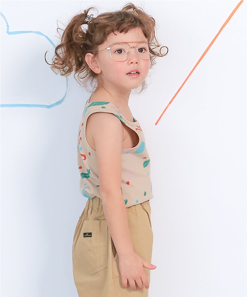 総柄タンクトップ ｜ トップス ｜ 子供服のセレクトショップ MARKEY'S
