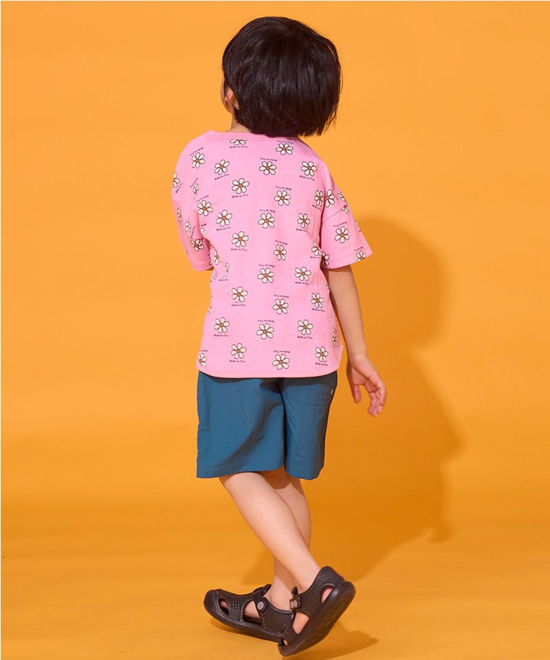吸水速乾】サーマルメッシュ総柄Tシャツ ｜ トップス ｜ 子供服の