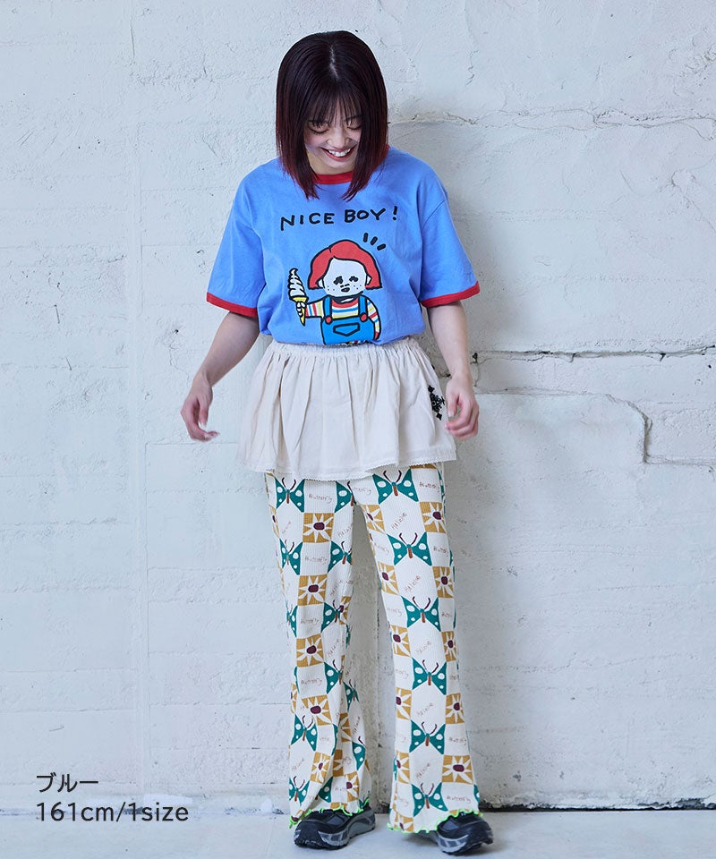 TIME SALE】【別注】【親子お揃い】yuki horimoto funnyTシャツ / 大人