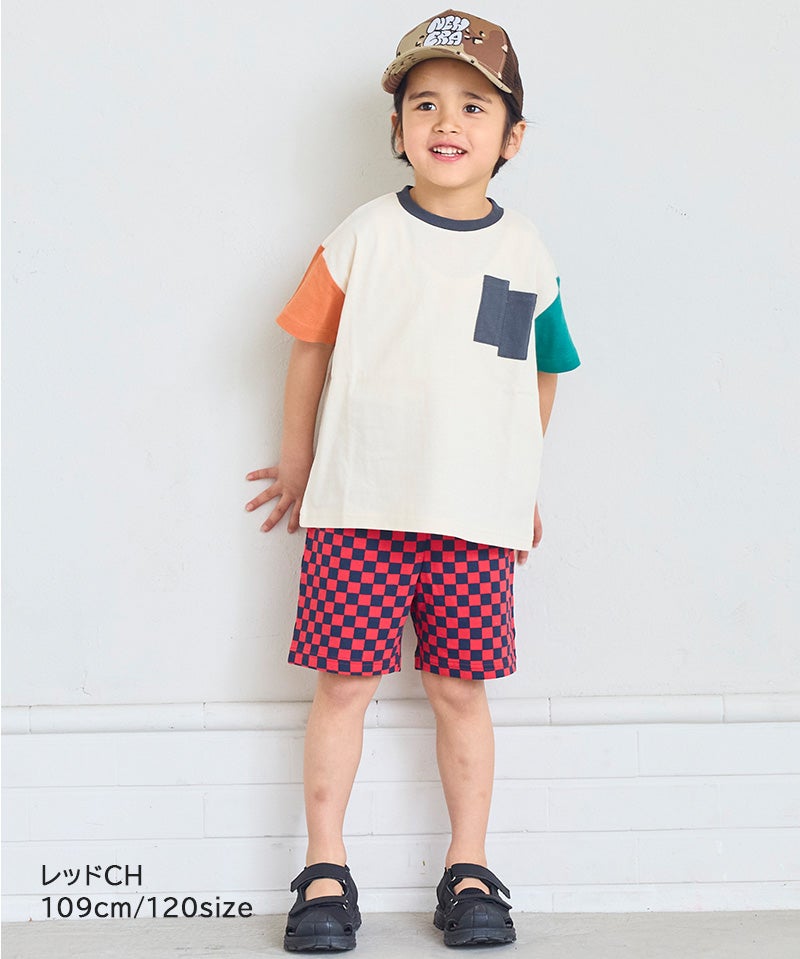 ミニ裏毛総柄ショートパンツ ｜ ボトムス ｜ 子供服のセレクトショップ