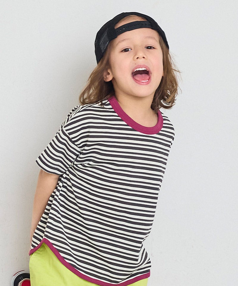 カノコボーダーTシャツ ｜ トップス ｜ 子供服のセレクトショップ