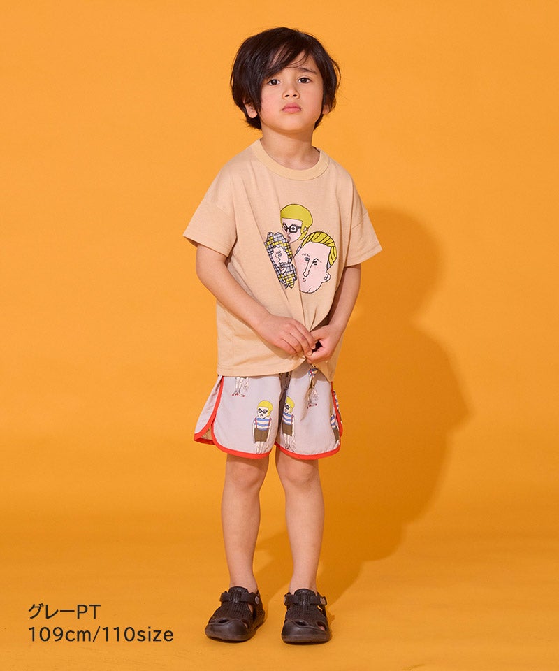 MARK&LONA ★ 完売モデル ショーツ マーク&ロナ 黄色48 水陸両用】総柄サーフショーツ ｜ 水着・プールグッズ ｜ 子供服の