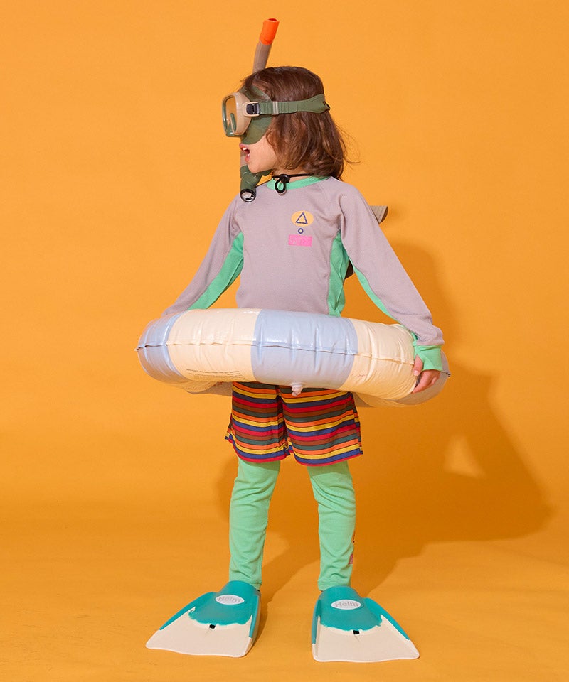 CWX カラフルスプラッシュ柄 レギンス Mサイズ 水着】ラッシュガード レギンス ｜ 水着・プールグッズ ｜ 子供服の