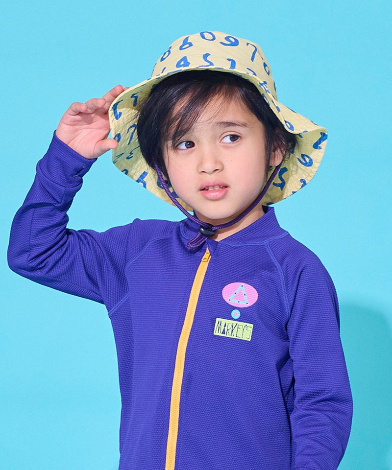 水陸両用】総柄サファリハット ｜ 水着・プールグッズ ｜ 子供服の
