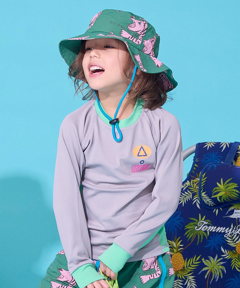 水陸両用】総柄サファリハット ｜ 水着・プールグッズ ｜ 子供服の