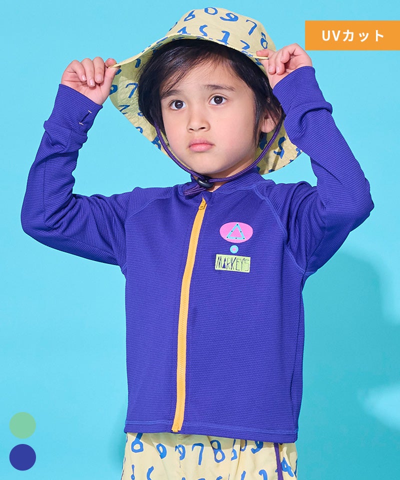 水着】BOY'S ZIPラッシュガード ｜ 水着・プールグッズ ｜ 子供服の