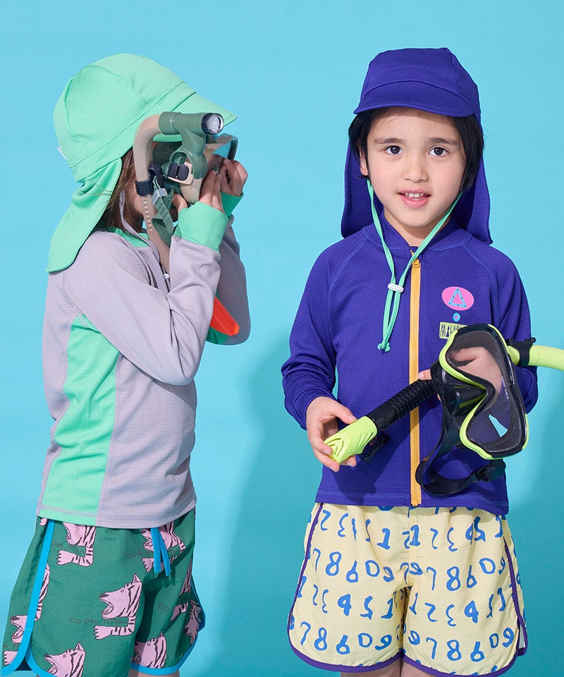 水着】BOY'S ZIPラッシュガード ｜ 水着・プールグッズ ｜ 子供服の