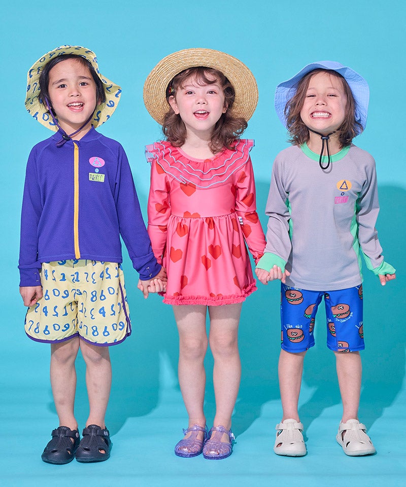 水着】BOY'S ZIPラッシュガード ｜ 水着・プールグッズ ｜ 子供服の