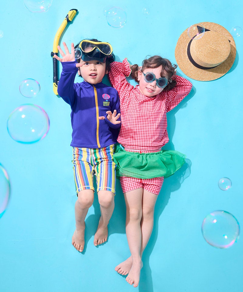 水着】BOY'S ZIPラッシュガード ｜ 水着・プールグッズ ｜ 子供服の