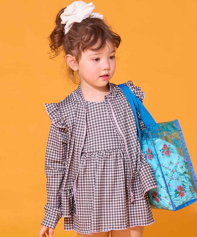 水着】GIRL'S ZIPラッシュガード ｜ 水着・プールグッズ ｜ 子供服の