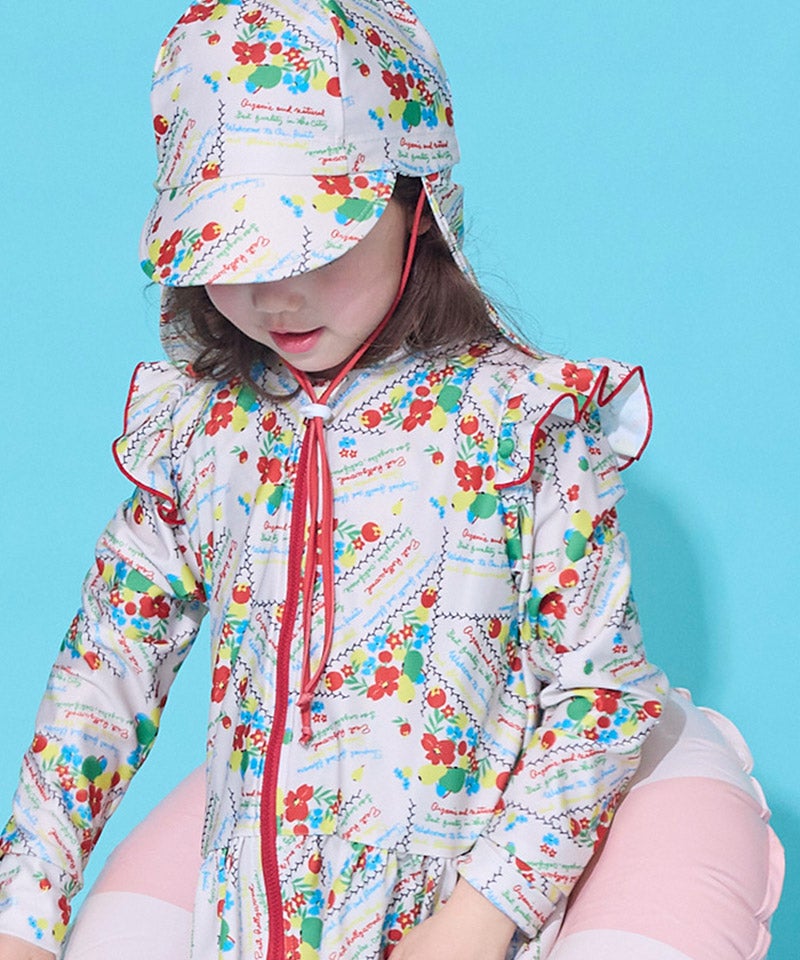 水着】GIRL'S ZIPラッシュガード ｜ 水着・プールグッズ ｜ 子供服の