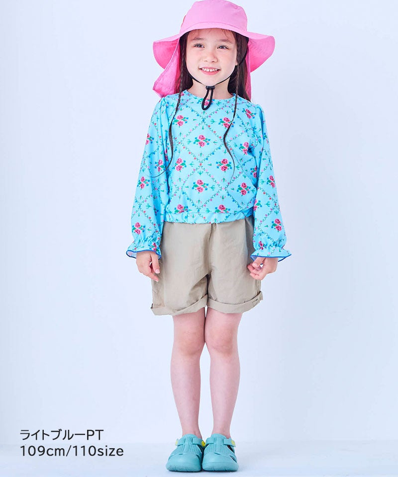 水着】パフスリーブラッシュガード ｜ 水着・プールグッズ ｜ 子供服の