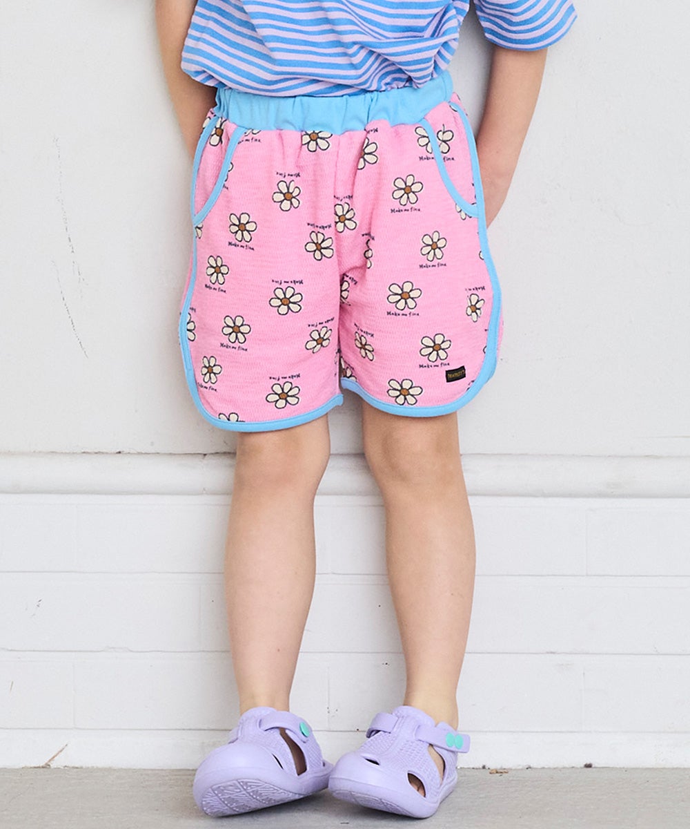 吸水速乾】サーマルメッシュ総柄ショートパンツ ｜ ボトムス ｜ 子供服
