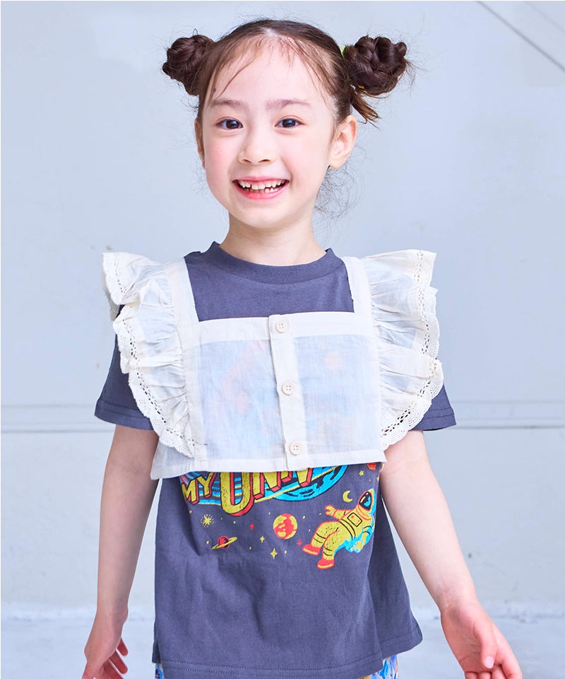 まとめ売り 女の子 キッズ 子供服 秋冬春服 全78点 親子お揃い】ジャガードローンフリフリショートトップス ｜ トップス