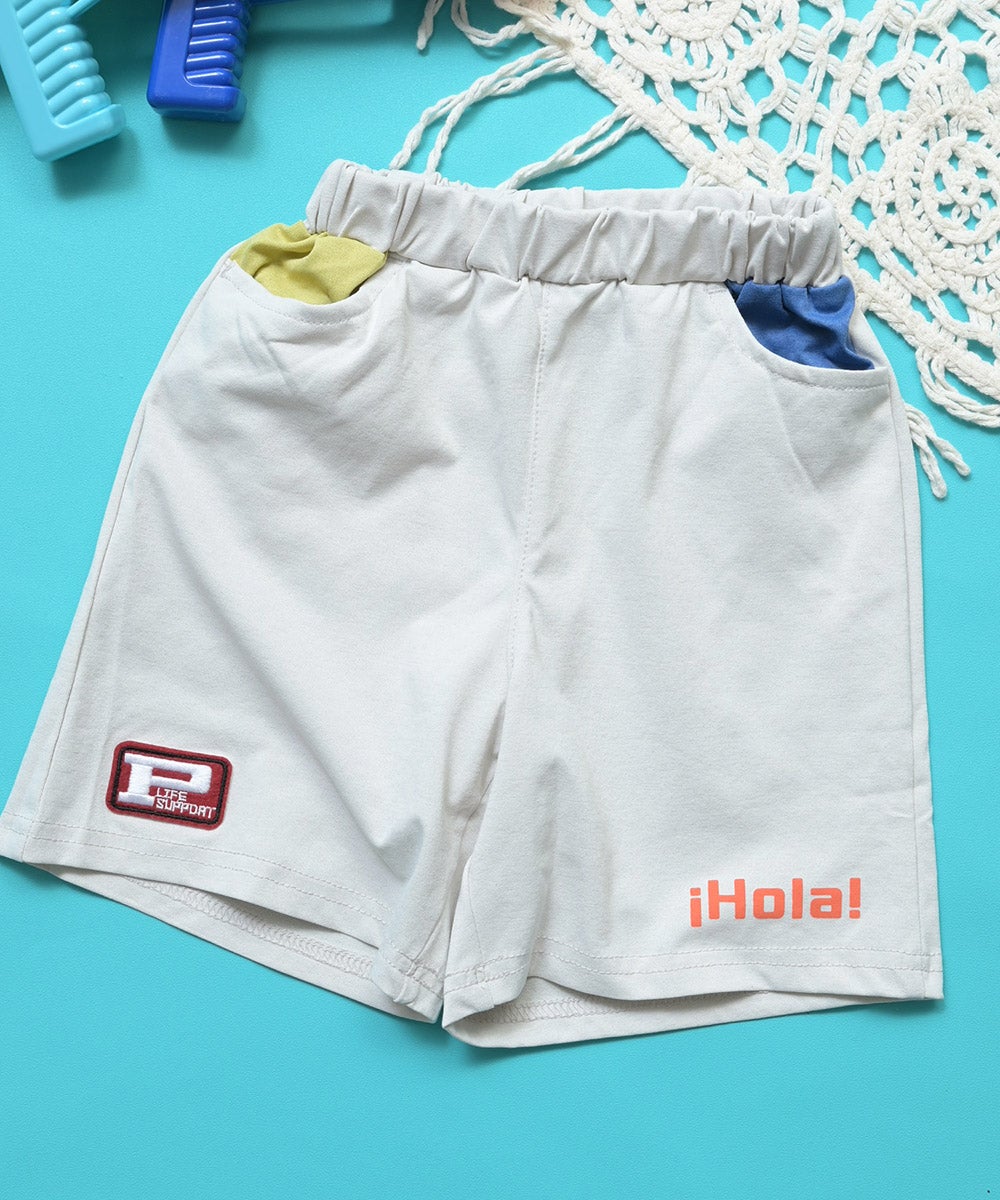 水陸両用】配色ポケットショートパンツ ｜ ボトムス ｜ 子供服の