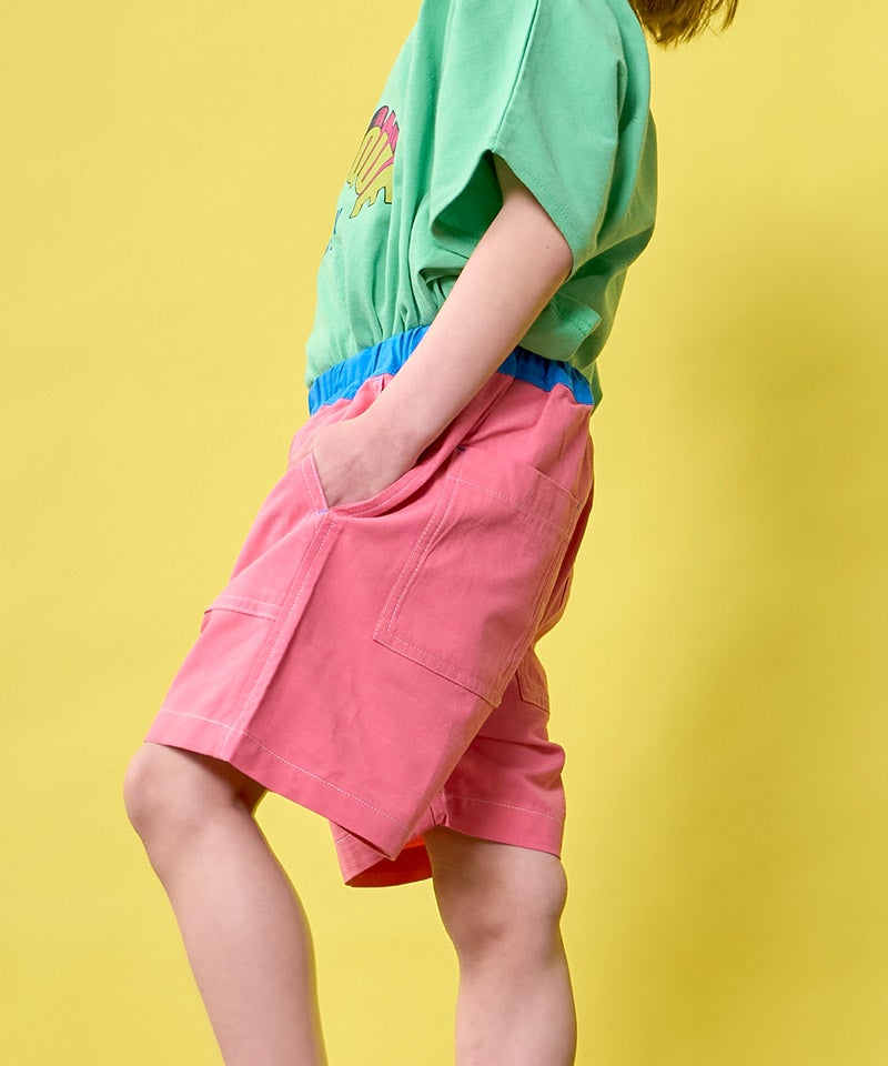 MARK & LONA カラフルペイズリーショートパンツ Columbia コロンビア ハーフパンツ ショートパンツ ペイズリー 総柄