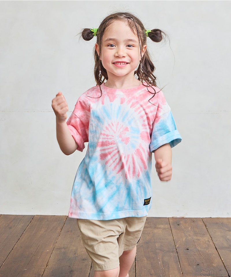 多色タイダイTシャツ ｜ トップス ｜ 子供服のセレクトショップ