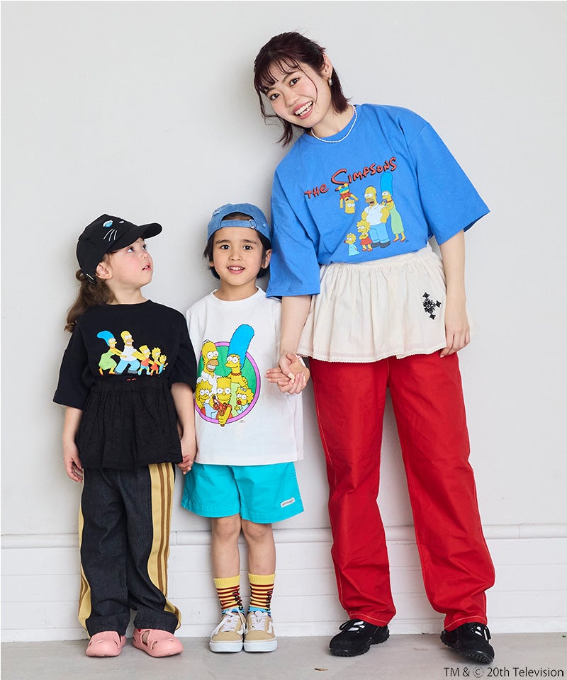 別注】【親子お揃い】The Simpsons プリントTシャツ ｜ トップス
