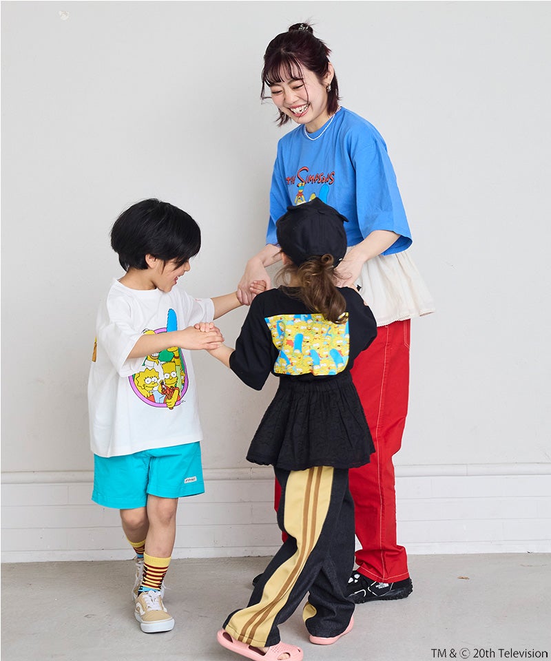 別注】【親子お揃い】The Simpsons プリントTシャツ ｜ トップス