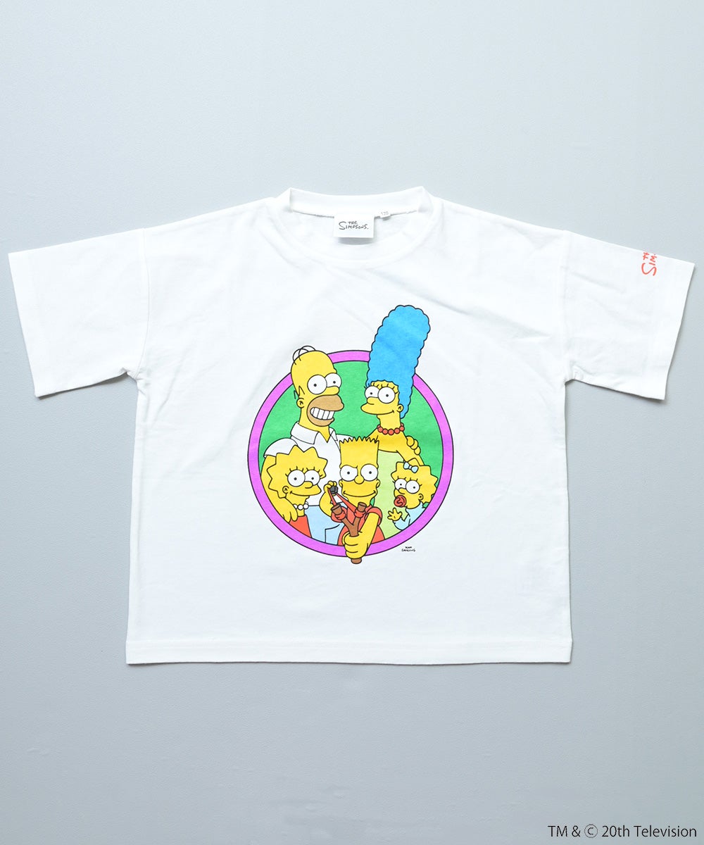 ちょこ プーさん シンプソンTシャツ Mサイズ 別注】【親子お揃い】The Simpsons プリントTシャツ ｜ トップス