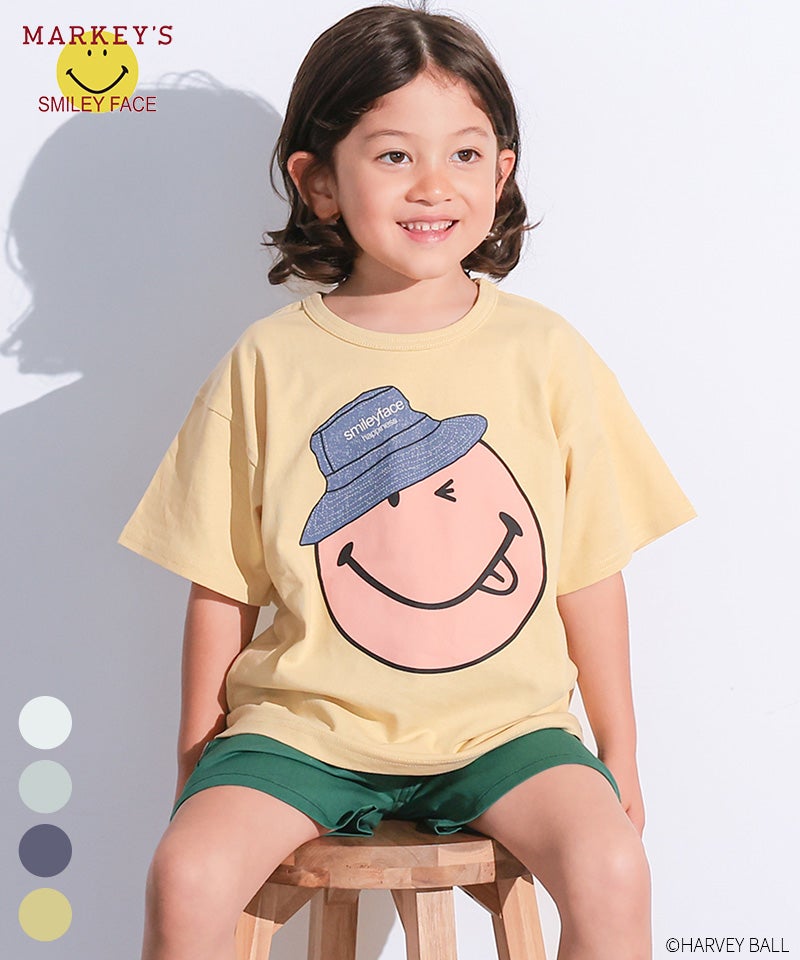 別注】SMILEY FACE 半袖Tシャツ ｜ トップス ｜ 子供服のセレクト