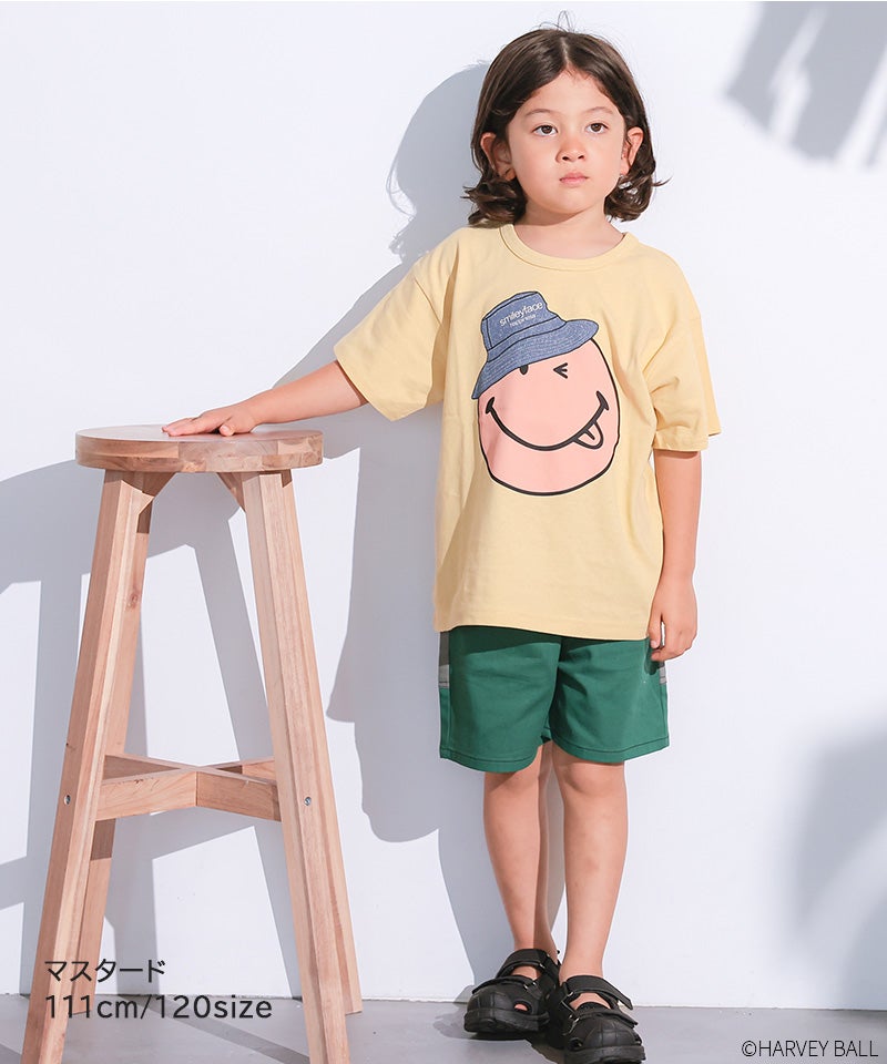 別注】SMILEY FACE 半袖Tシャツ ｜ トップス ｜ 子供服のセレクト