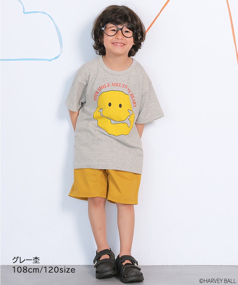 別注】SMILEY FACE 半袖Tシャツ ｜ トップス ｜ 子供服のセレクト