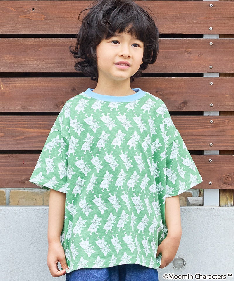 別注】MOOMIN 総柄プリントTシャツ ｜ トップス ｜ 子供服のセレクト
