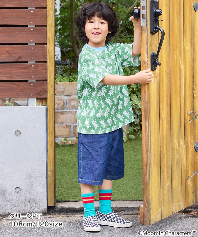 別注】MOOMIN 総柄プリントTシャツ ｜ トップス ｜ 子供服のセレクト