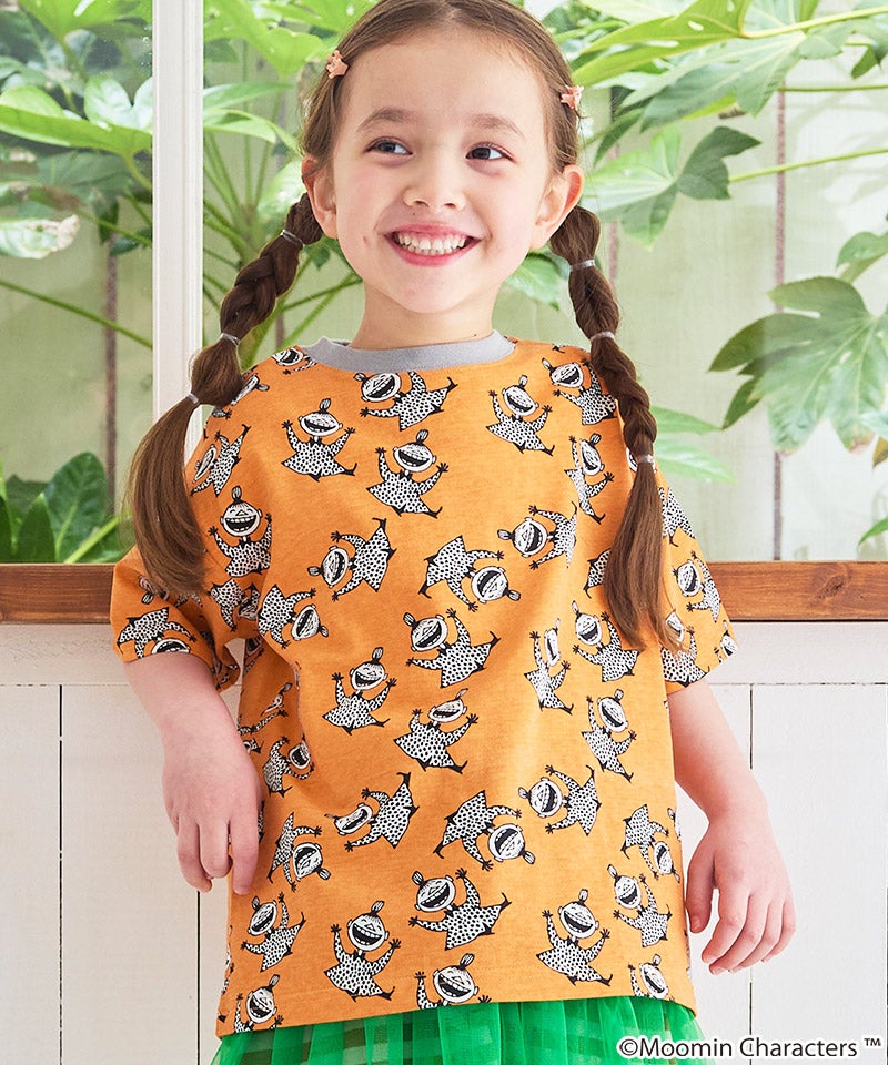 別注】MOOMIN 総柄プリントTシャツ ｜ トップス ｜ 子供服のセレクト