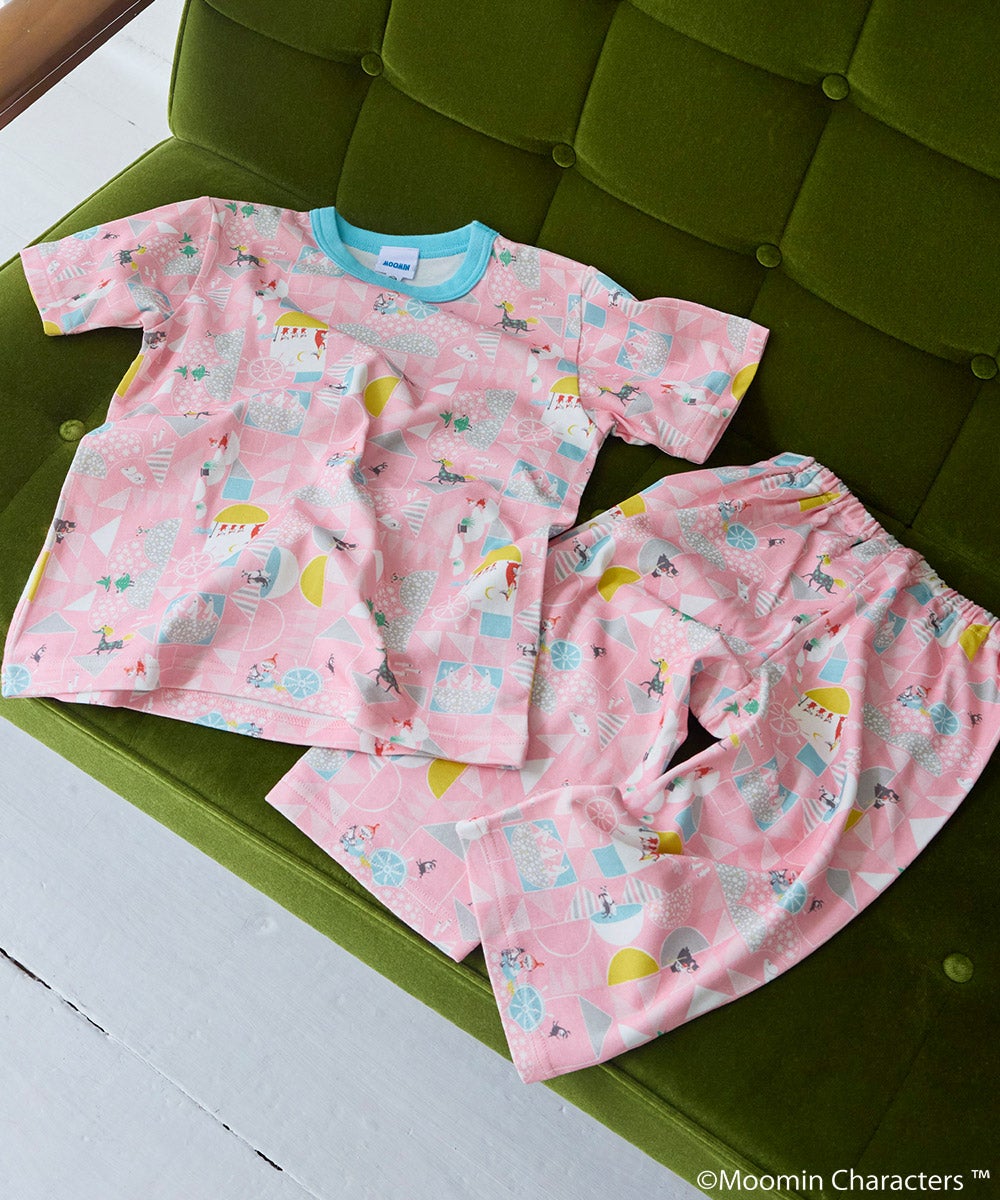 ommo パジャマ 別注】MOOMIN 総柄パジャマ ｜ ルームウェア ｜ 子供服のセレクト