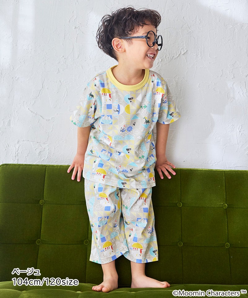 ommo パジャマ 別注】MOOMIN 総柄パジャマ ｜ ルームウェア ｜ 子供服のセレクト