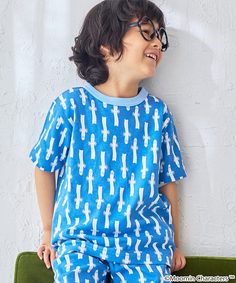 ommo パジャマ 別注】MOOMIN 総柄パジャマ ｜ ルームウェア ｜ 子供服のセレクト