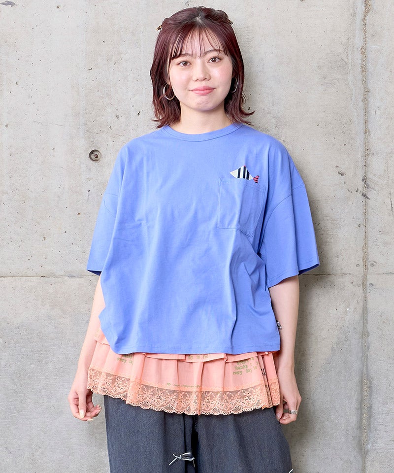 レースレイヤードチュニック ｜ トップス ｜ 子供服のセレクトショップ