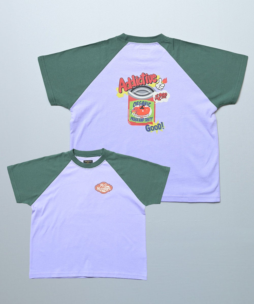 前後プリントラグランTシャツ ｜ トップス ｜ 子供服のセレクト