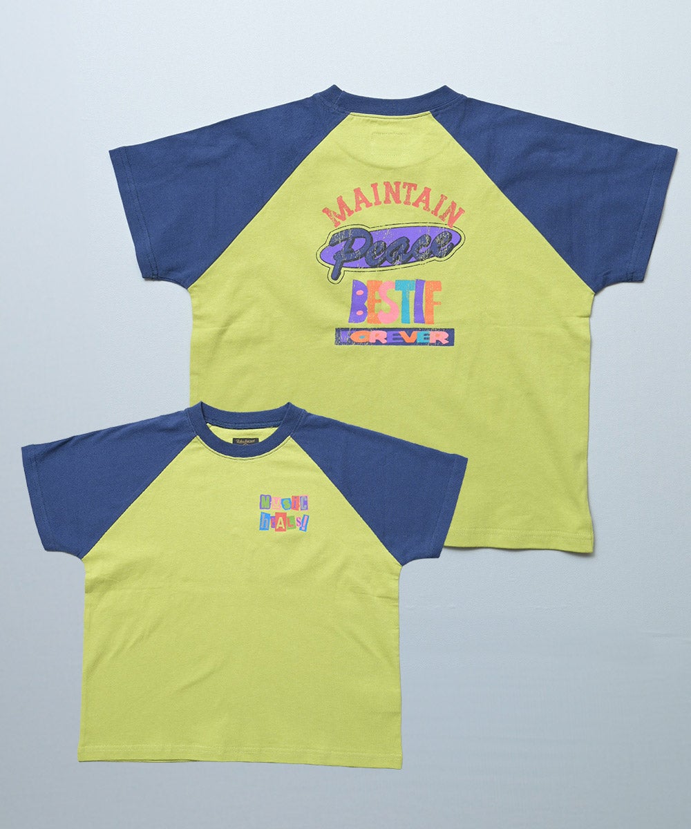 前後プリントラグランTシャツ ｜ トップス ｜ 子供服のセレクト